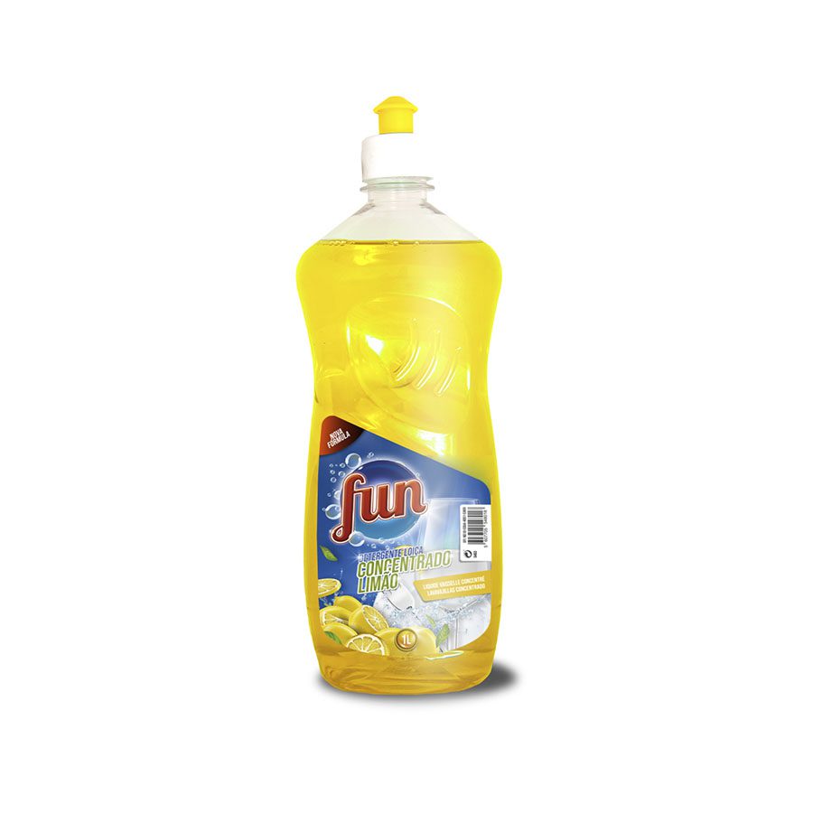 FUN DETERGENTE LOIÇA CONC LIMÃO 1L