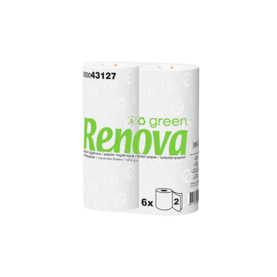 Papel Higiénico Renovagreen 6rl x14 Brc