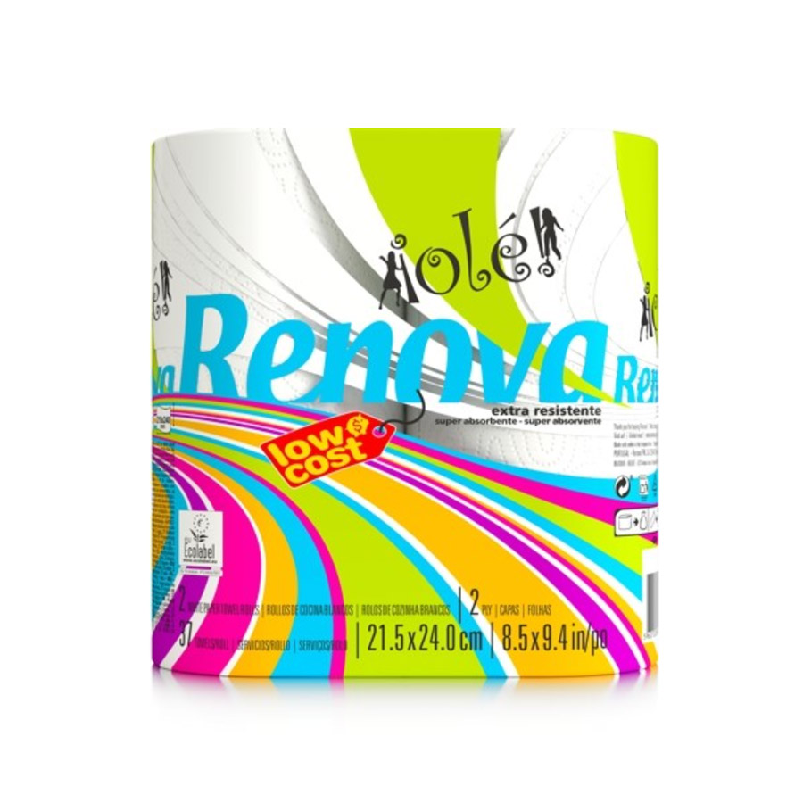 Rolo Cozinha RENOVA Olé! 2rlx24 Br